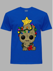 Футболка дитяча "Грут і Новий Рік/Groot and New Year" (24110117)