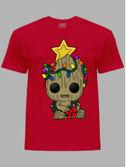 Футболка дитяча "Грут і Новий Рік/Groot and New Year" (24110117)