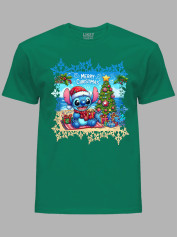 Футболка детская "Счастливого Рождества Стич/Merry Christmas Stitch" (24110122)
