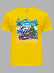 Футболка детская "Счастливого Рождества Стич/Merry Christmas Stitch" (24110122)