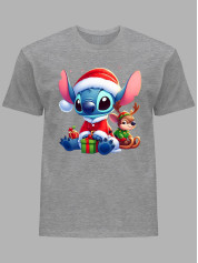 Футболка дитяча "Санта Стіч із подарунком/Santa Stitch with a gift" (24110125)