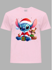 Футболка дитяча "Санта Стіч із подарунком/Santa Stitch with a gift" (24110125)