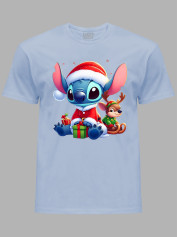 Футболка дитяча "Санта Стіч із подарунком/Santa Stitch with a gift" (24110125)