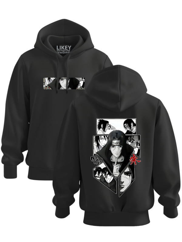 Толстовка худі з принтом аніме Ітачі - Itachi, 241110077