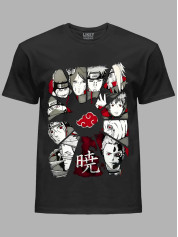 Футболка Likey з принтом аніме Akatsuki - Акацукі, 241110079