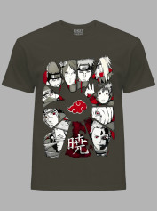 Футболка Likey з принтом аніме Akatsuki - Акацукі, 241110079