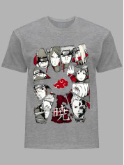 Футболка Likey з принтом аніме Akatsuki - Акацукі, 241110079