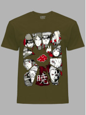 Футболка Likey з принтом аніме Akatsuki - Акацукі, 241110079