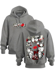 Толстовка худи с принтом аниме Akatsuki - Акацуки, 241110079