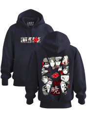 Толстовка худи с принтом аниме Akatsuki - Акацуки, 241110079