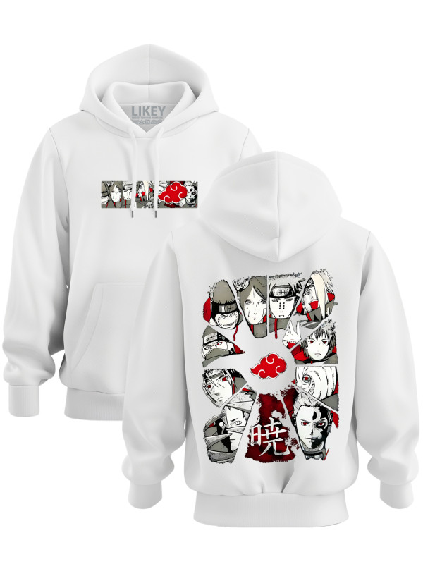 Толстовка худі з принтом аніме Akatsuki - Акацукі, 241110079