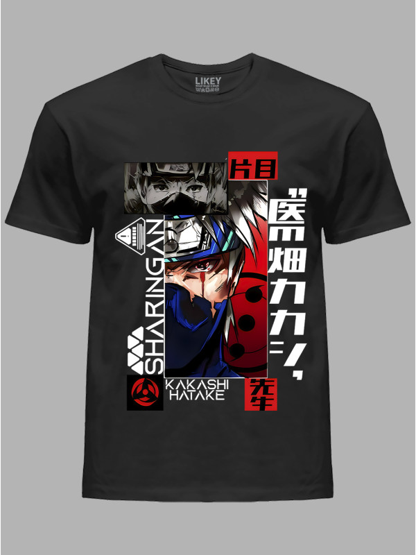 Футболка Likey з принтом аніме Hatake Kakashi - Хатаке Какаши, 241110080
