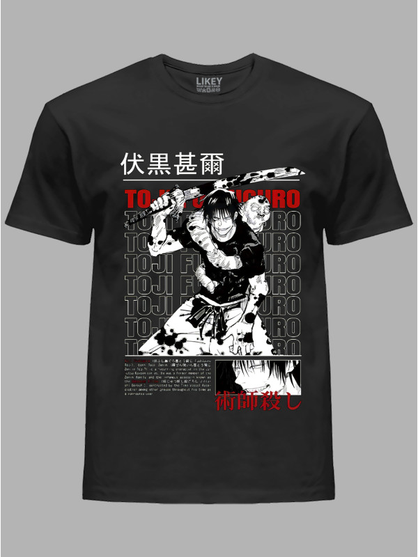 Футболка Likey з принтом аніме Toji Fushiguro - Тоджи Фушигуро, 241110081