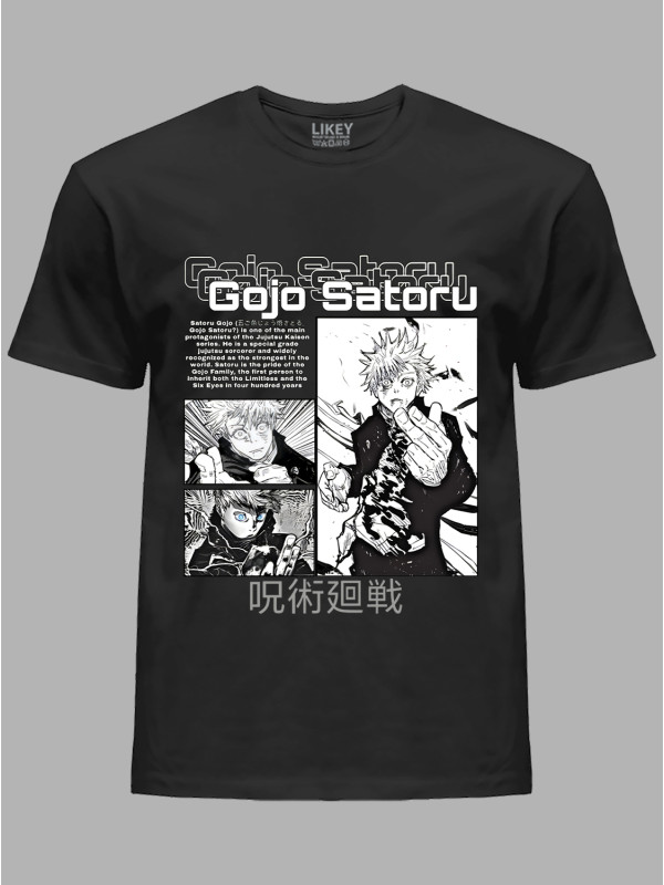Футболка Likey з принтом аніме Gojo Satoru - Годжо Сатору, 241110083