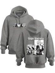 Толстовка худи с принтом аниме Gojo Satoru - Годжо Сатору, 241110083