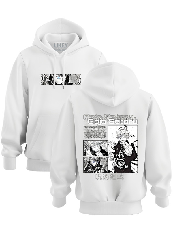 Толстовка худі з принтом аніме Gojo Satoru - Годжо Сатору, 241110083