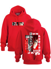 Толстовка худі з принтом аніме Атака Титанів, 241110084