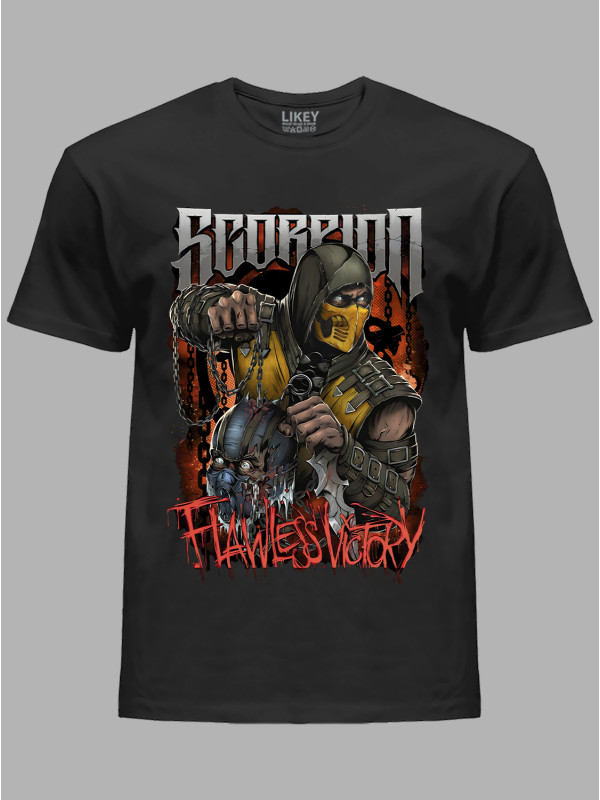 Футболка Likey з принтом аніме Scorpion - Скорпіон - Mortal Kombat, 241110085