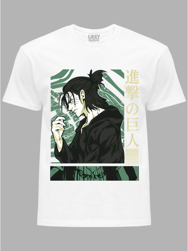 Футболка Likey з принтом аніме Атака Титанів - Ерен, 241110086