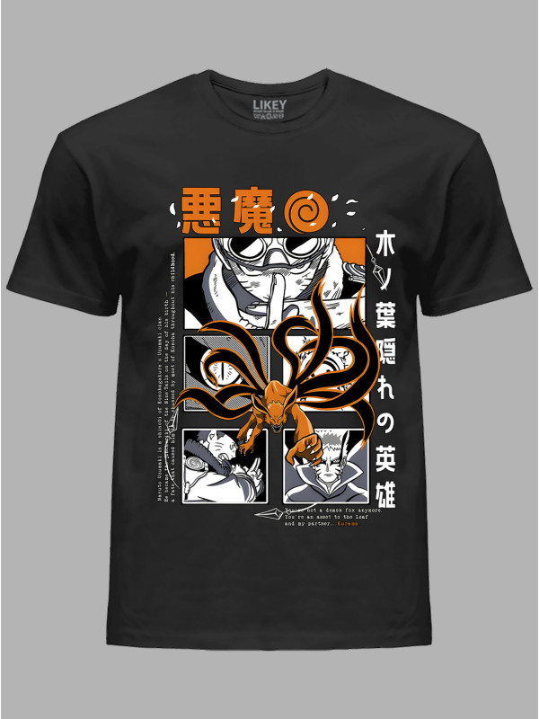 Футболка Likey з принтом аніме Naruto Uzumaki - Наруто Узумакі, 241110087