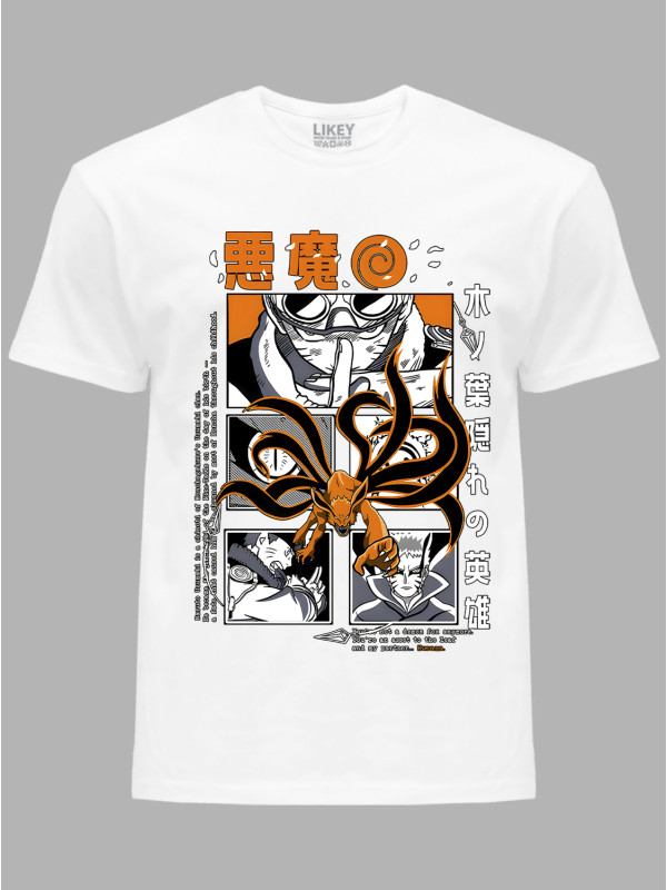 Футболка Likey з принтом аніме Naruto Uzumaki - Наруто Узумакі, 241110087