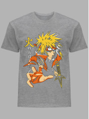 Футболка Likey с принтом аниме Naruto Minato Namikaze - Наруто Минато Намиказе, 241110089