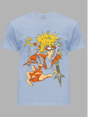 Футболка Likey с принтом аниме Naruto Minato Namikaze - Наруто Минато Намиказе, 241110089