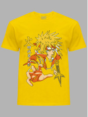 Футболка Likey с принтом аниме Naruto Minato Namikaze - Наруто Минато Намиказе, 241110089