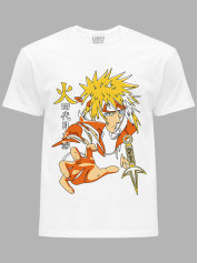 Футболка Likey с принтом аниме Naruto Minato Namikaze - Наруто Минато Намиказе, 241110089