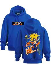 Толстовка худі з принтом аніме Naruto Minato Namikaze - Наруто Мінато Наміказе, 241110089