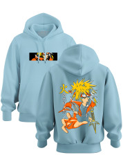 Толстовка худі з принтом аніме Naruto Minato Namikaze - Наруто Мінато Наміказе, 241110089