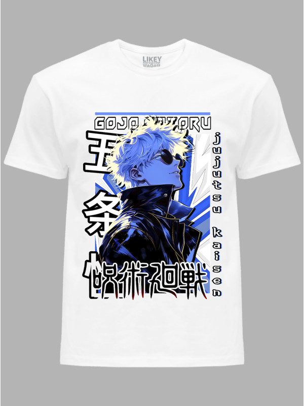 Футболка Likey з принтом аніме Jujutsu Kaisen Gojo - Магічна Битва Годжо, 241110090