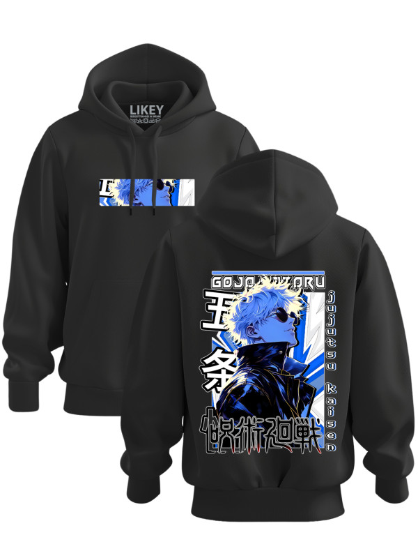 Толстовка худі з принтом аніме Jujutsu Kaisen Gojo - Магічна Битва Годжо, 241110090