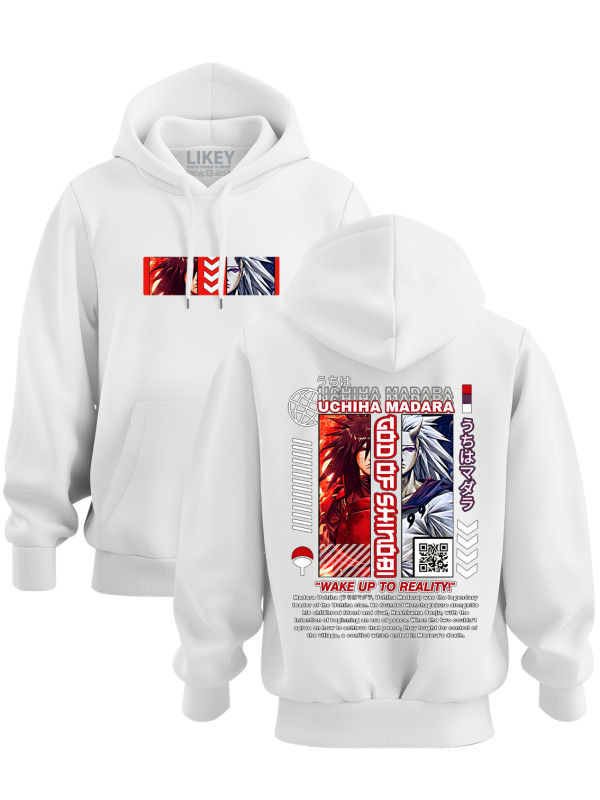 Толстовка худі з принтом аніме God of Shinobi Uchiha Madara - Бог Шинобі Учіха Мадара, 241110092