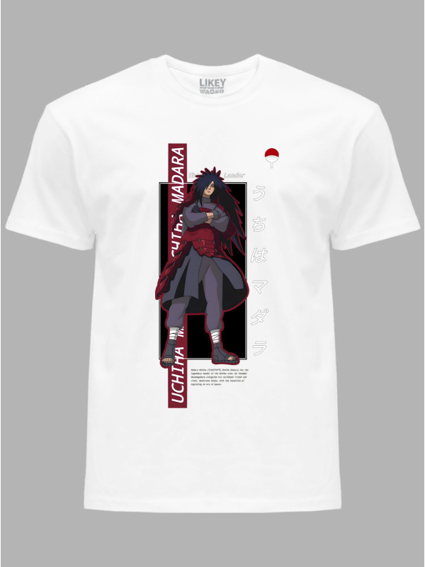 Футболка Likey з принтом аніме Uchiha Madara Leader - Учіха Мадара Лідер, 241110093
