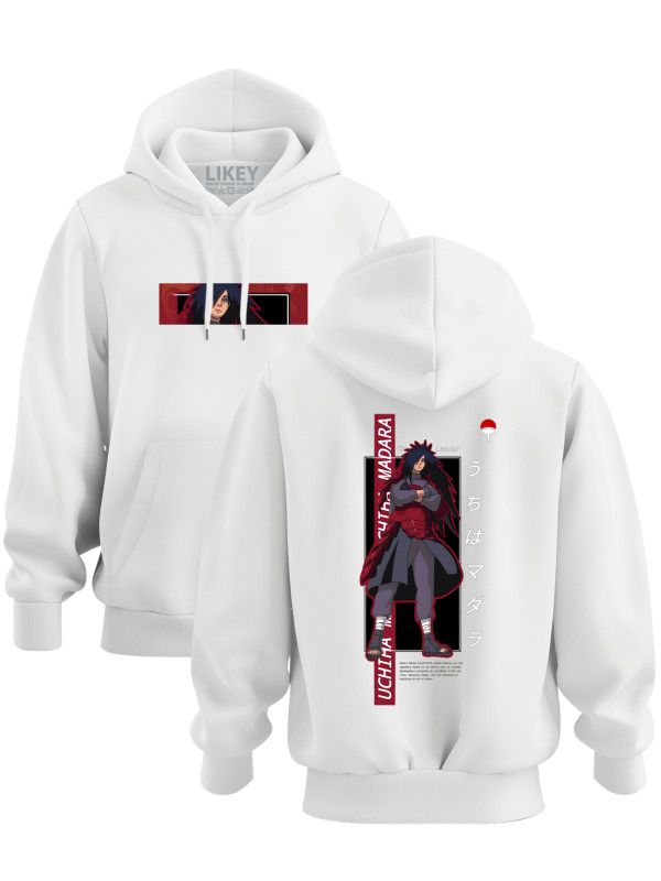 Толстовка худі з принтом аніме Uchiha Madara Leader - Учіха Мадара Лідер, 241110093
