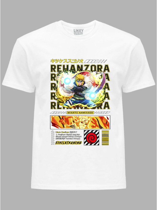 Футболка Likey з принтом аніме Minato Namikaze - Мінато Наміказе, 241110096