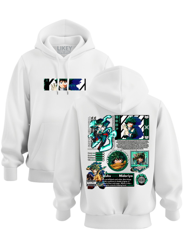 Толстовка худі з принтом аніме Izuku Midoriya - Ізуку Мідорія, 241110097