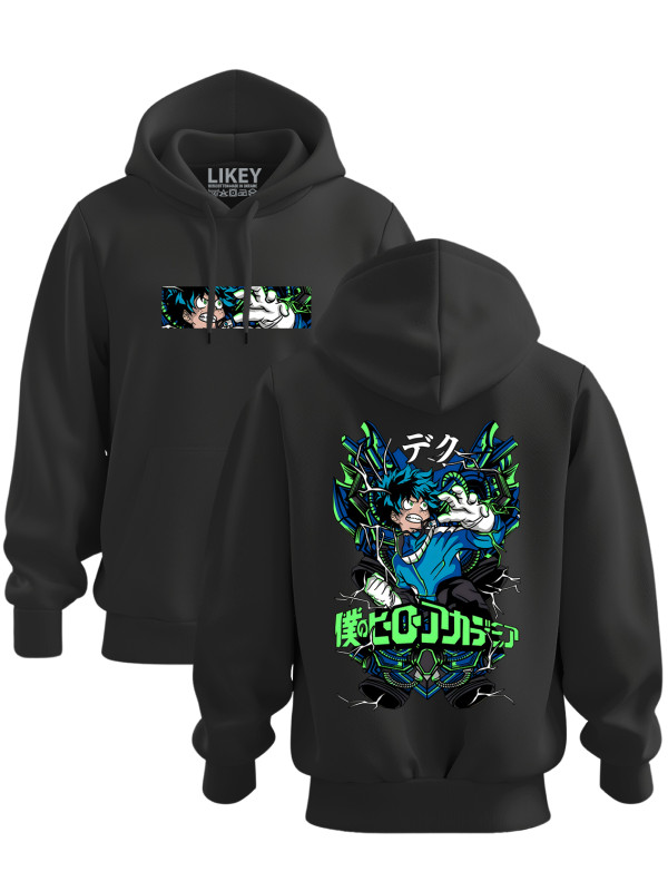 Толстовка худі з принтом аніме Izuku Midoriya - Ізуку Мідорія, 241110098