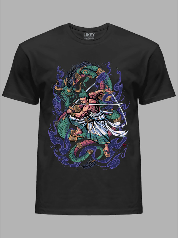 Футболка Likey з принтом аніме Zoro Roronoa - Зоро Ророноа, 241110101