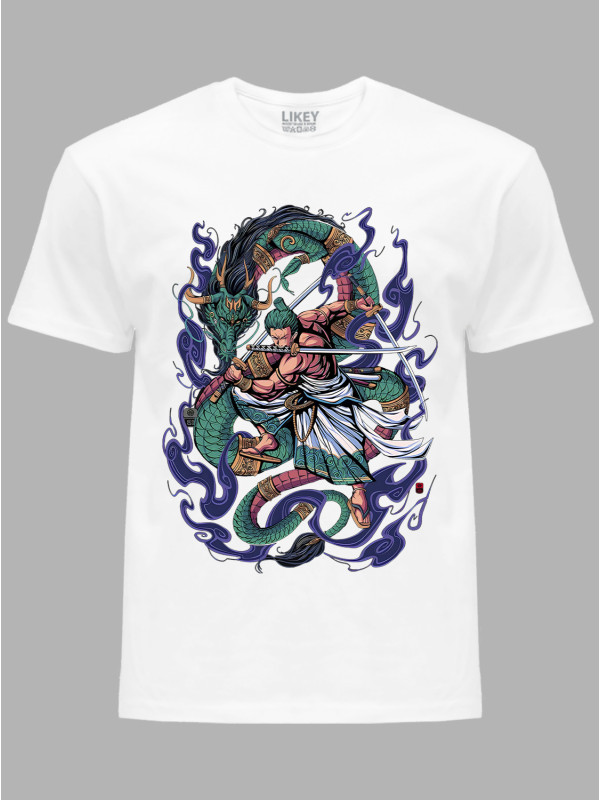 Футболка Likey з принтом аніме Zoro Roronoa - Зоро Ророноа, 241110101