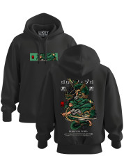 Толстовка худі з принтом аніме Roronoa Zoro - Ророноа Зоро, 241110102
