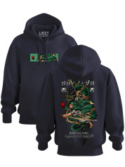 Толстовка худі з принтом аніме Roronoa Zoro - Ророноа Зоро, 241110102