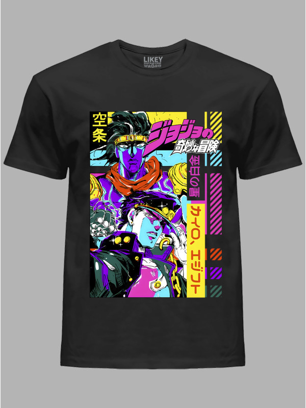 Футболка Likey з принтом аніме JoJo's Bizarre Adventures - Чудернацькі пригоди Джоджо, 241110107
