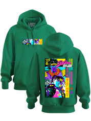 Толстовка худі з принтом аніме JoJo's Bizarre Adventures - Чудернацькі пригоди Джоджо, 241110107