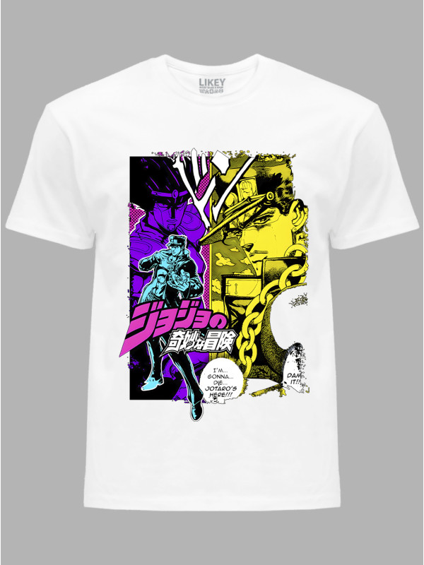Футболка Likey з принтом аніме Jotaro's here - Джотаро тут, 241110108