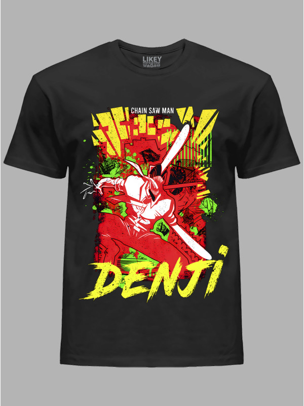 Футболка Likey з принтом аніме Denji Chainsaw Man - Денджи Людина Бензопила, 241110109