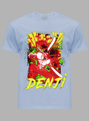 Футболка Likey з принтом аніме Denji Chainsaw Man - Денджи Людина Бензопила, 241110109