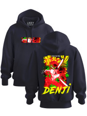 Толстовка худи с принтом аниме Denji Chainsaw Man - Денджи Человек Бензопила, 241110109