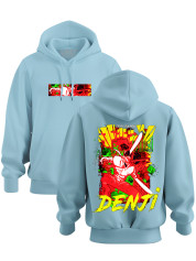 Толстовка худи с принтом аниме Denji Chainsaw Man - Денджи Человек Бензопила, 241110109